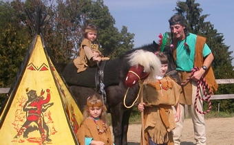 Indianer und ihre Pferde